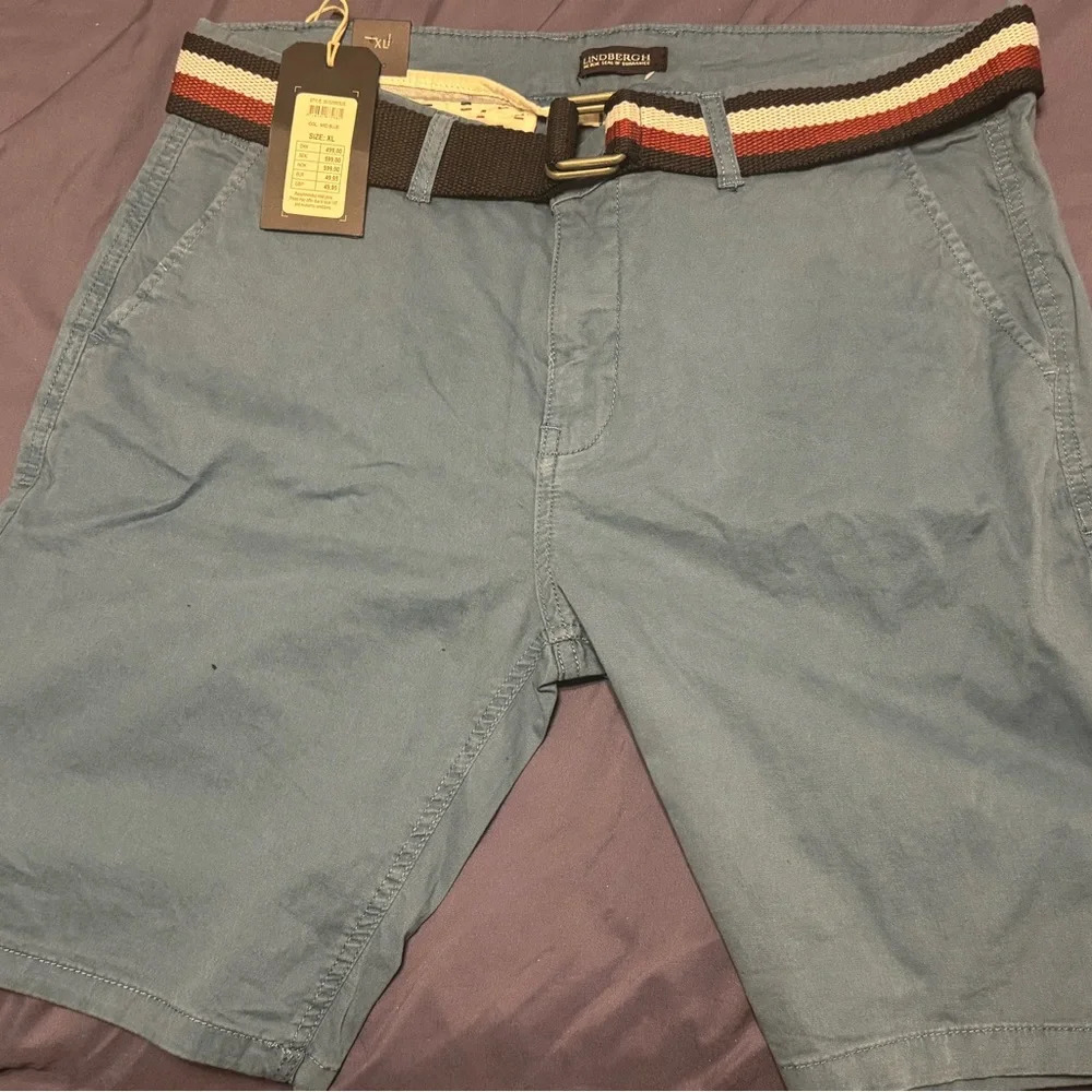 New baby blue Lindberg shorts that fit to size.